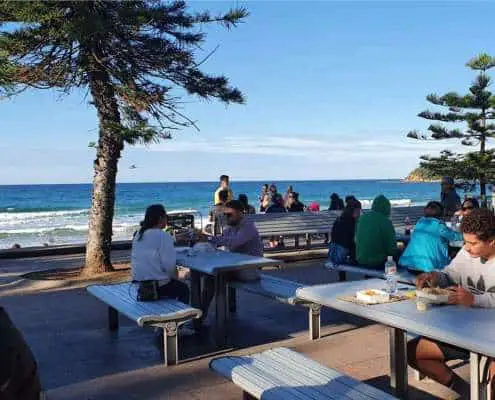Manly Beach Tables and Benches