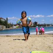 Children at Shelly Beach