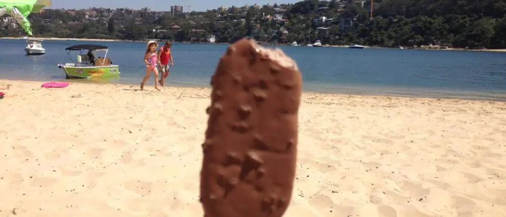 Enjoy an ice cream at the beach
