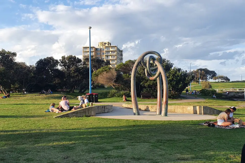 Picnic are and lookout at Coogee Beach