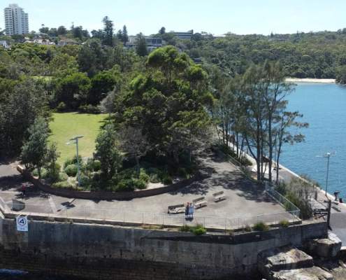 Collins-Beach-Drone-Aerial-12 Drone aerial view of Collins Beach Manly
