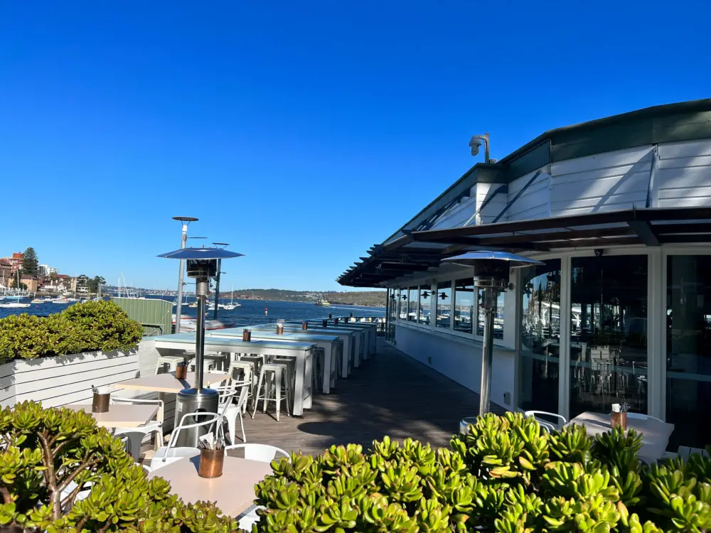 Waterview restaurant at Manly. Wharf
