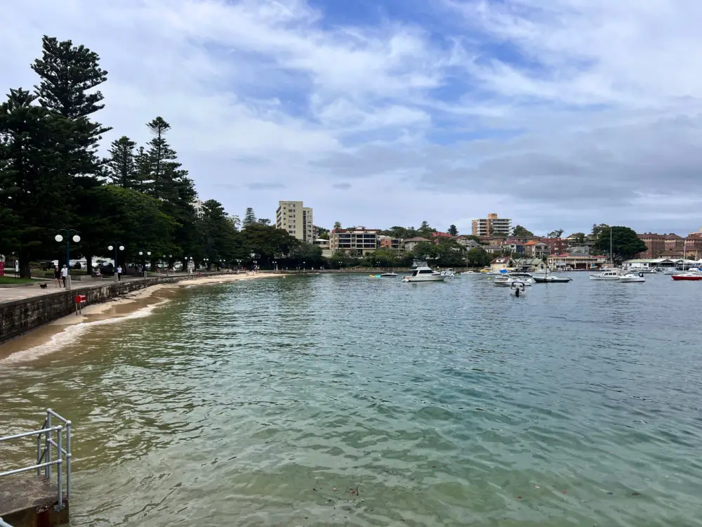 Manly Cove Beach East at high tide