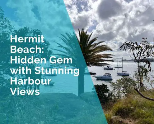 Hermit Beach overlooking Sydney Harbour