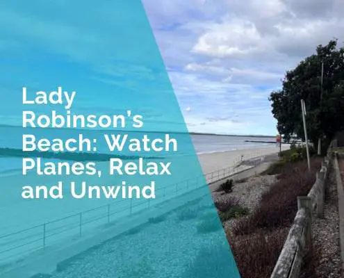 Lady Robinson's Beach: Watch Planes, Relax, and Unwind